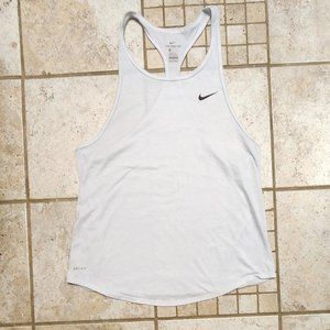 Nike Racerback Dri-Fit White Tank Top Size M